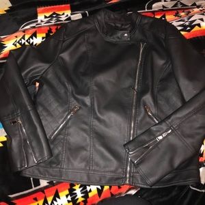 A leather jacket